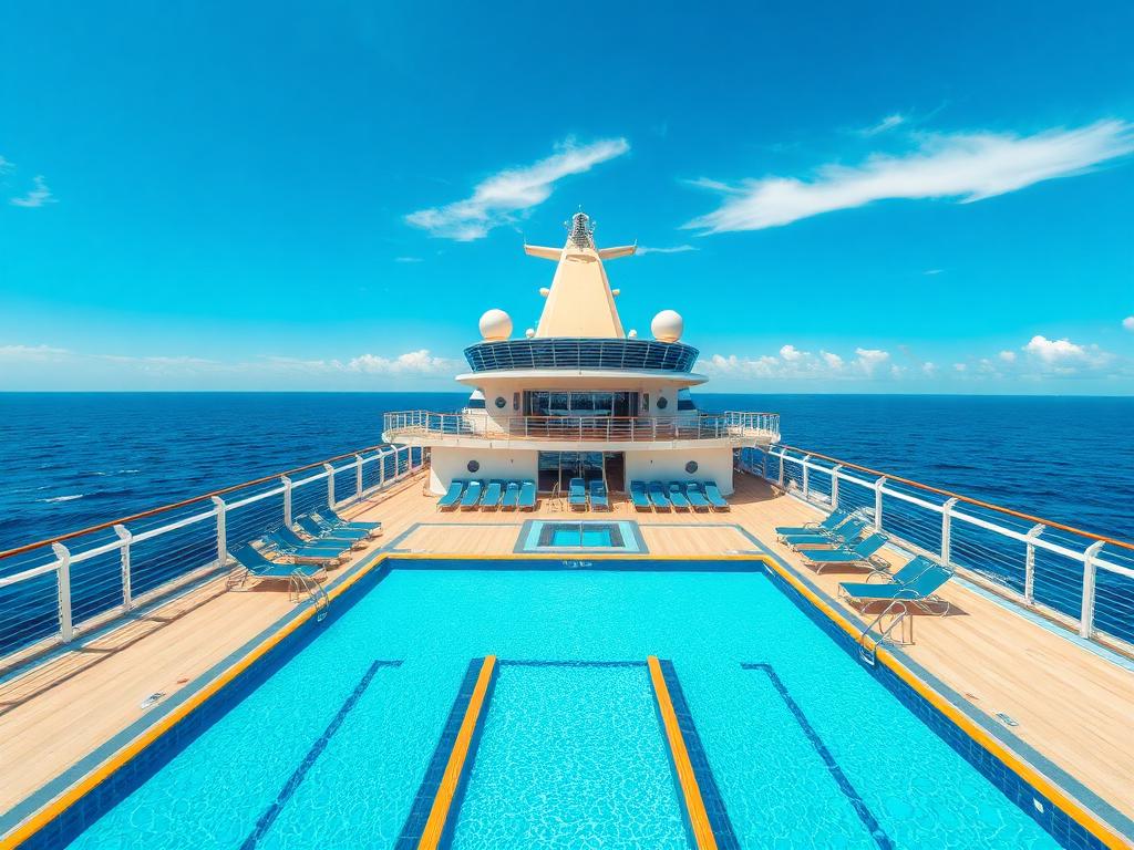 Deck e piscinas